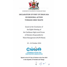 2024 Declaration of Port of Spain on Regional Action Towards Zero Waste