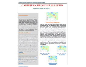 Caribbean Drought Bulletin October 2025 (CDPMN)