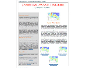 Caribbean Drought Bulletin August 2026 (CDPMN)